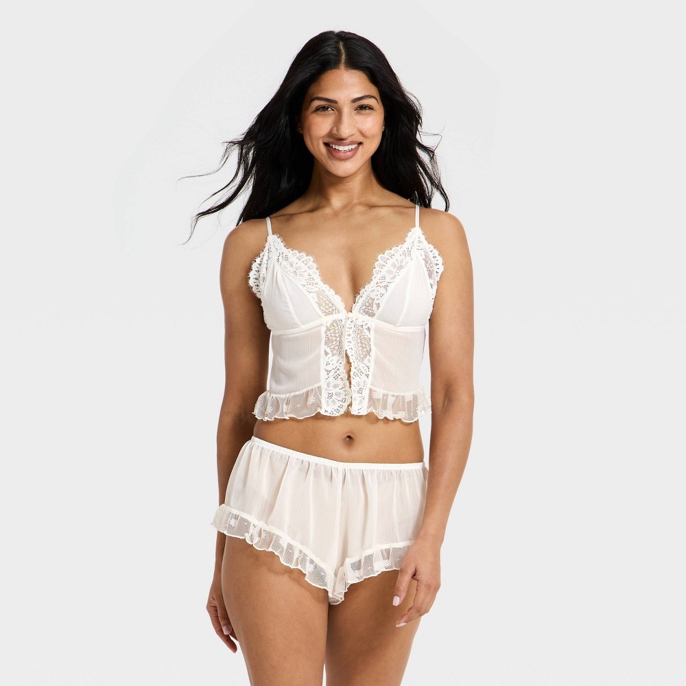STR | Women's Heirloom Lace Top Set - Auden™ White L
