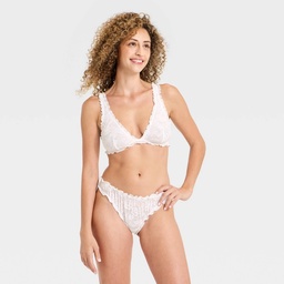 STR | Women's Lace Bralette & Panty Set - Wild Fable™ White S