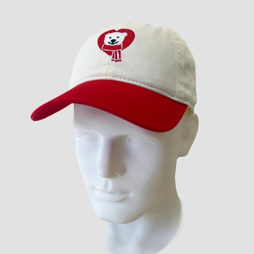 STR | Coca-Cola Coke Bear Dad Hat - Off-White/Red