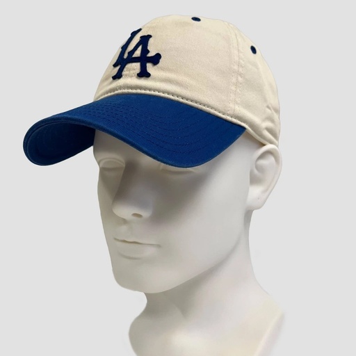 STR | Men's Two Tone LA Baseball Hat - Cream/Navy Blue