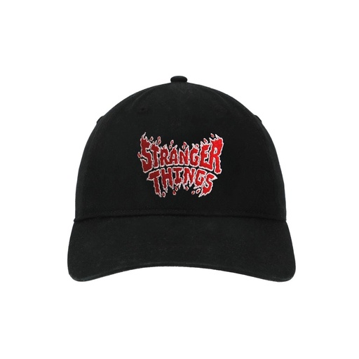 STR | Men's Stranger Things Baseball Hats - Black/Red