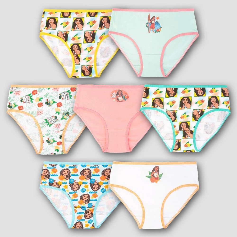 STR | Girls' Moana 2 7pk Bikini Underwear - 4