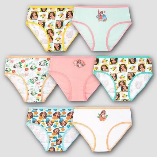 STR | Girls' Moana 2 7pk Bikini Underwear - 4