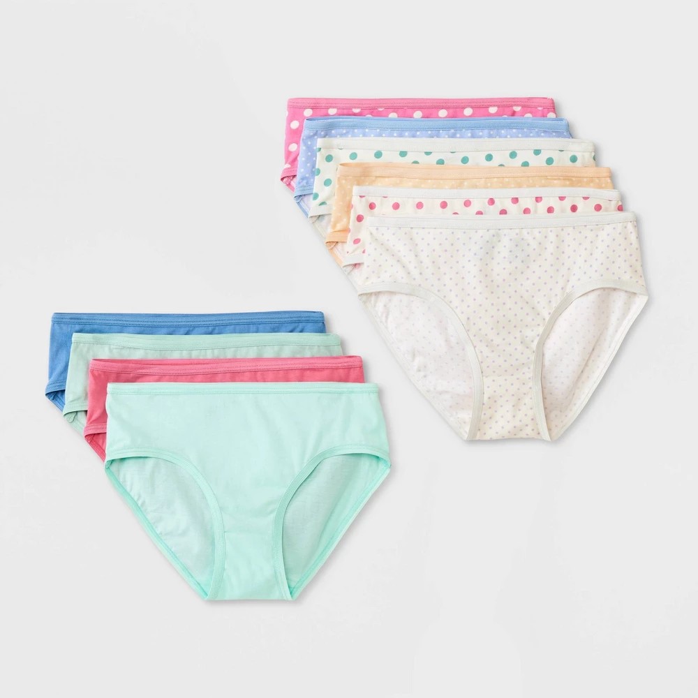 STR | Girls' 10pk Cotton Briefs - Cat & Jack™ 6