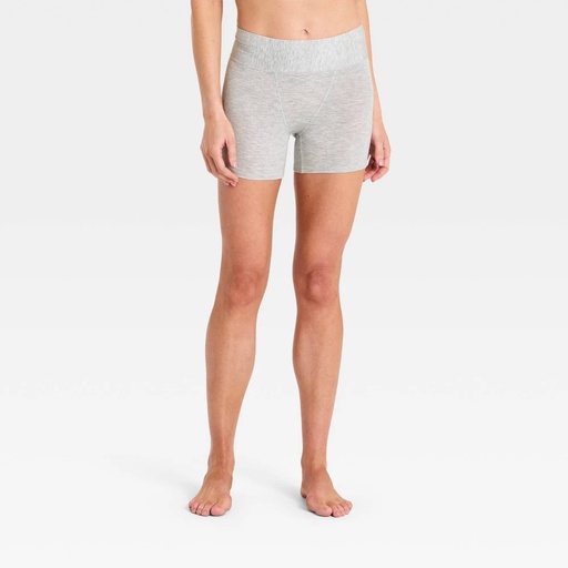 STR | Women's Cloud Knit Boxer Briefs Underwear - Auden™ Heathered Gray M