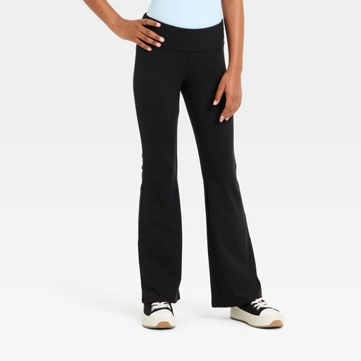 STR | Girls' Super-Soft Flare Leggings - art class™ Black M