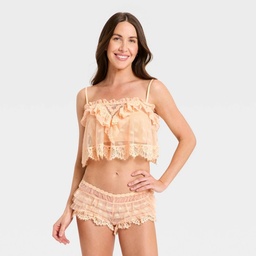 STR | Women's Heirloom Lace Babydoll Top - Auden™ Sand XS