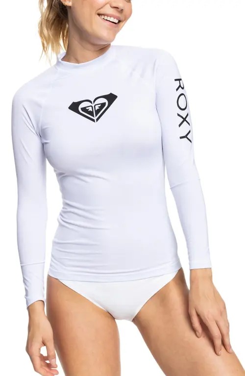 STR | Roxy Juniors' Whole Hearted Long-Sleeve Rashguard Women's Swimsuit