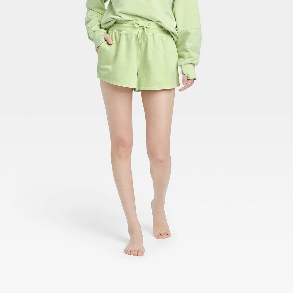 STR | Women's French Terry Shorts 3.5" - All in Motion Lime Green XL