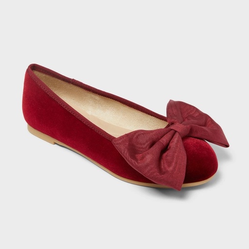 STR | Girls' Perla Ballet Flats - Cat & Jack™ Red