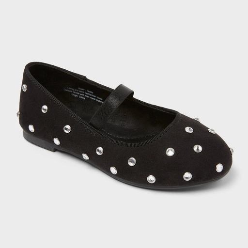 STR | Toddler Girls' Trina Mary Jane Flats - Cat & Jack™ Black
