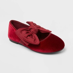 STR | Toddler Girls' Chloe Mary Jane Flats - Cat & Jack™ Red 5T
