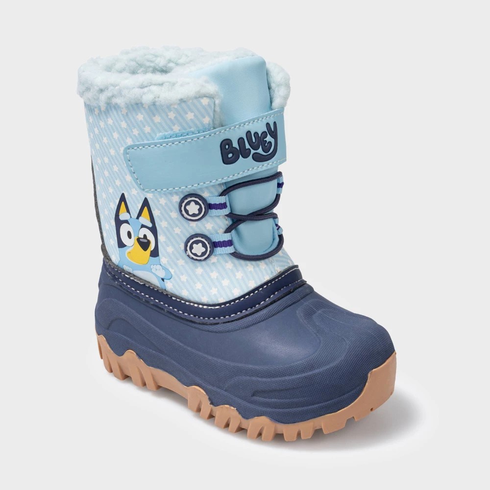 STR | Toddler Bluey Winter Boots - Blue 9T