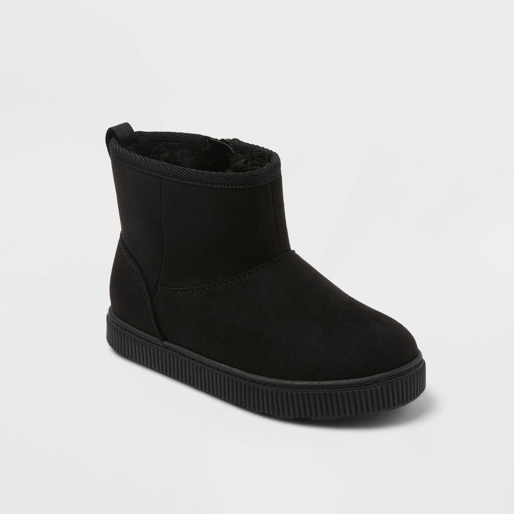 STR | Toddler Arlo Booties - Cat & Jack™ Black 12T