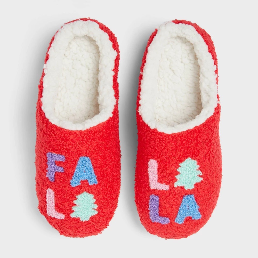 STR | Women's Shona Santa Baby Scuff Slippers - Wild Fable™ Red