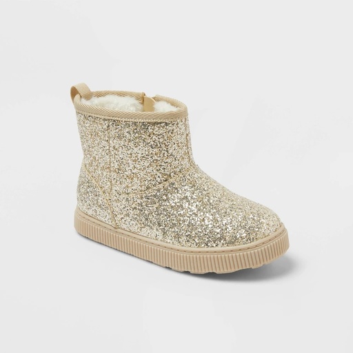 STR | Toddler Arlo Booties - Cat & Jack™ Gold
