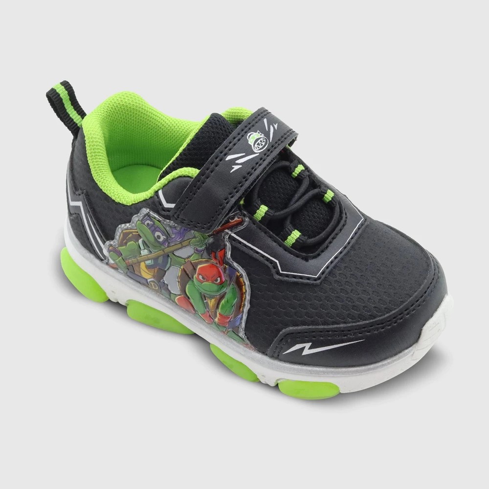 STR | Toddler Disney TMNT Athletic Sneakers - Black