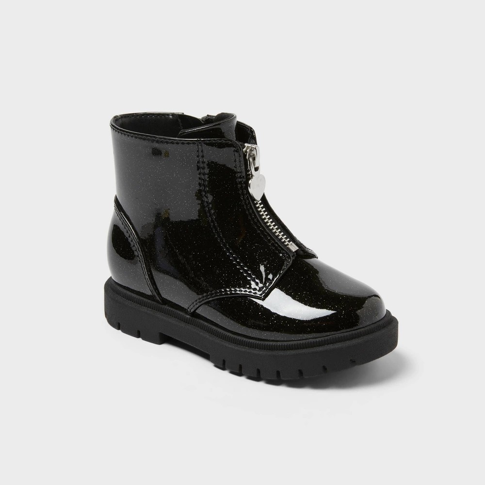 STR | Toddler Girls' Donna Chelsea Boots - Cat & Jack™ Black 8T