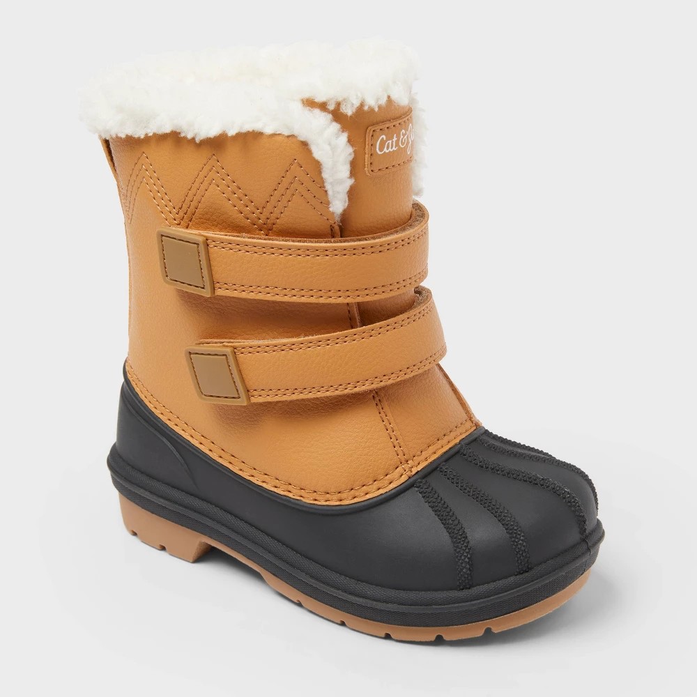 STR | Toddler Denver Waterproof Snow Boots - Cat & Jack™ Cognac 9T