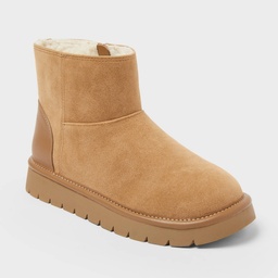 STR | Girls' Honor Faux Suede Style Boots - Cat & Jack™ Cognac 13