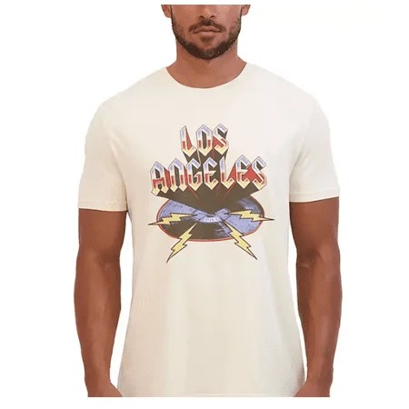 STR | Lucky Brand Men s XL Cream Graphic T-Shirt