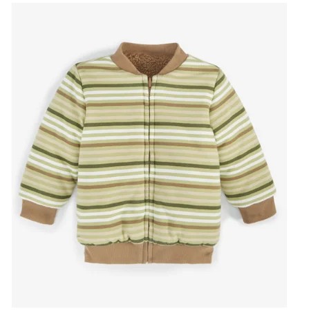 STR | First Impressions Baby Boys Reversible Faux-Sherpa Striped Jacket  Created for Macy s - Fernwood Green