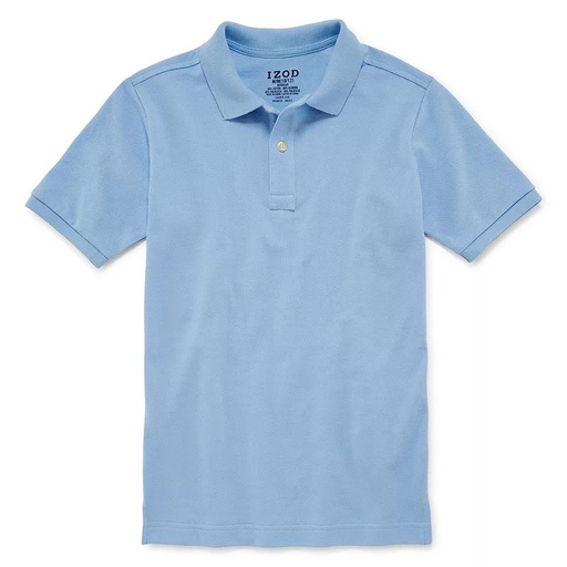 STR | IZOD Boy's 4-20- Reg & Husky Piqu Polo- Stretch