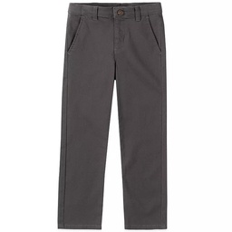 STR | Boys 4-20 IZOD Stretch Flat Front Comfort Waistband Pants in Regular, Slim & Husky, Boy's, Size: 18, Gray