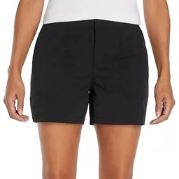 STR | Eddie Bauer Women’s Regular Fit Lightweight Hiker Short (Black 8)