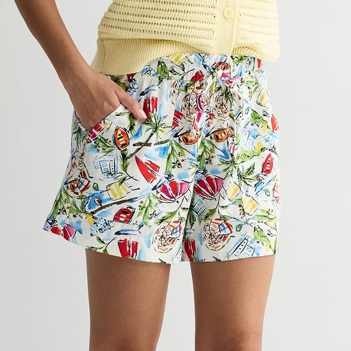 STR | Women's Sonoma Goods For Life® Femme Shorts, Size: Fun Team Print