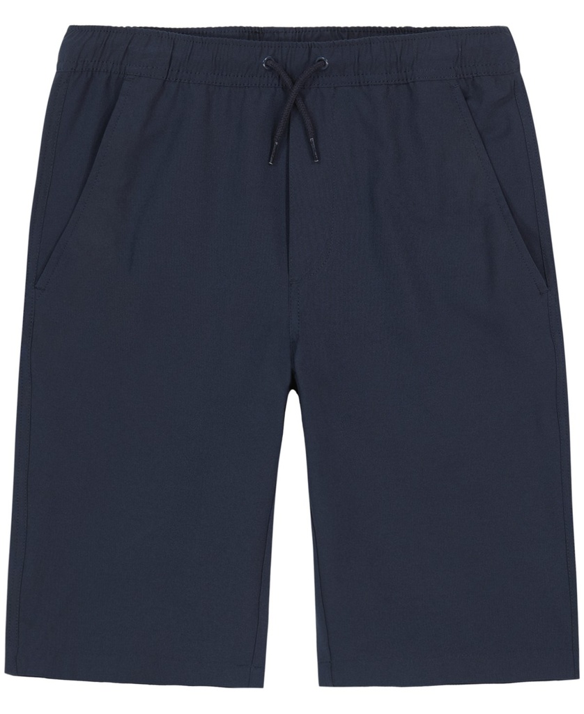STR | Nautica Big Boys Uniform Husky Lowell Stretch Khaki Jogger Shorts