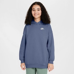 PRM | Girls 8-20 Nike Sportswear Club Fleece Oversized Pullover Hoodie, Girl's, Size: XL, Blue
